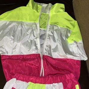 Reflective jacket & shorts set